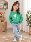 بلوز تک دخترانه پنبه دورس سایز ۳۵/۴۰/۴۵